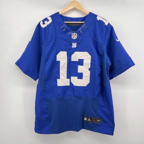 Nike Other - New York Giants Odell Beckham Jr. Size 44 Nike On Field Blue Football Jersey